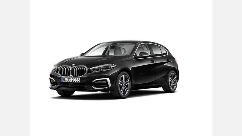 Black sapphire metallic metalizat Utilizat 2022 BMW 118 Comfort Edition Hatchback | 24.176 EUR (Preț OK) - Imagine 1/4