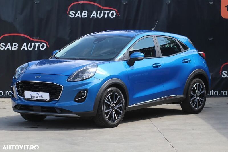 Albastru Utilizat 2021 Ford Puma ST-Line SUV | 13.999 EUR (Preț OK) - Imagine 1/4