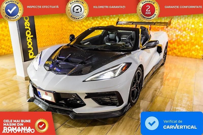 Second-hand Chevrolet Corvette Stingray 482 CP (354 kW) 2021 Culoarealb Cabrio