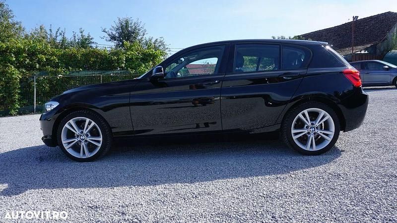 Negru Utilizat 2015 BMW 116 Advantage Hatchback | 7.490 EUR (Preț OK) - Imagine 1/4