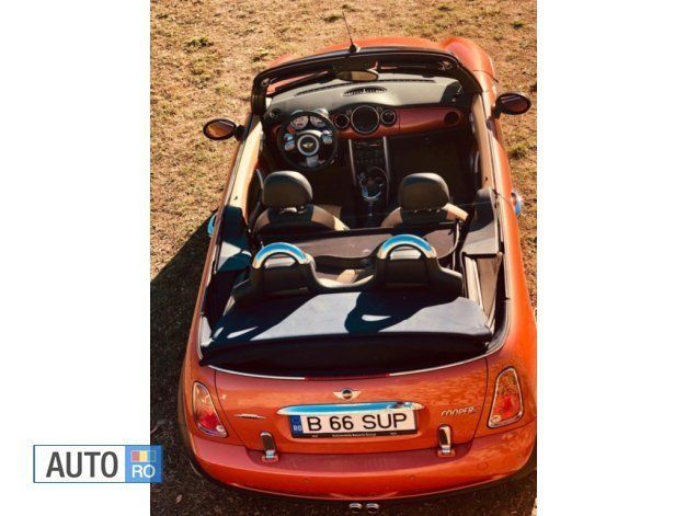 Portocaliu Utilizat 2005 Mini Cooper S Cabriolet Cabrio | 6.400 EUR - Imagine 1/4