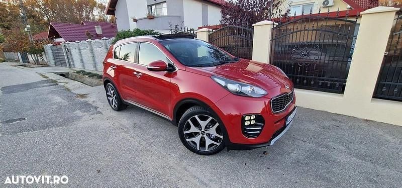 Second-hand Kia Sportage GT-Line 141 CP (103 kW) 2018 Culoarerosu SUV