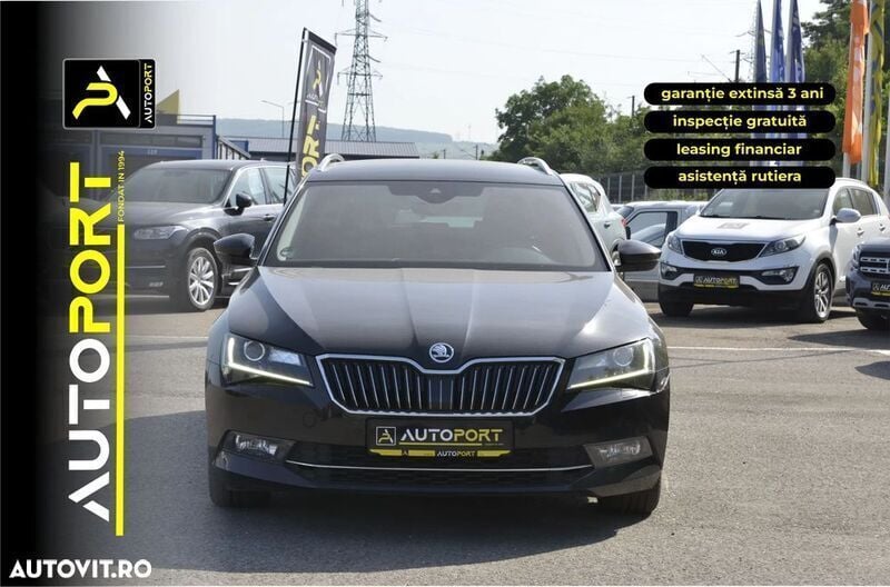 Negru Utilizat 2018 Skoda Superb Style Hatchback | 14.490 EUR (Preț OK) - Imagine 1/4