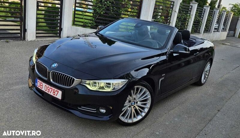 Negru Utilizat 2015 BMW 428 Luxury Line Cabrio | 14.800 EUR - Imagine 1/4
