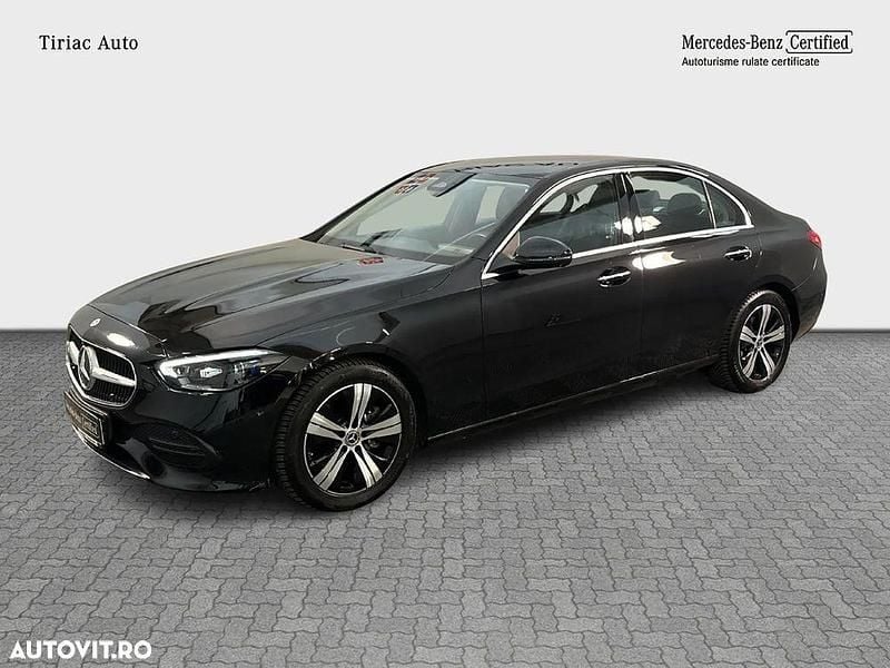 Culoarenegru Utilizat 2022 Mercedes C200 Berlinǎ | 39.900 EUR (Preț OK) - Imagine 1/3