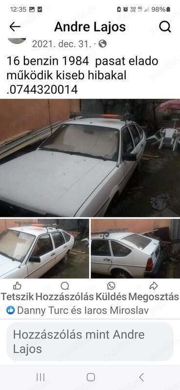 Utilizat 1984 VW Passat Break | 600 EUR - Imagine 1/2