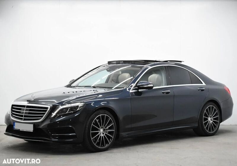 Albastru Utilizat 2015 Mercedes S350 Berlinǎ | 47.069 EUR - Imagine 1/4