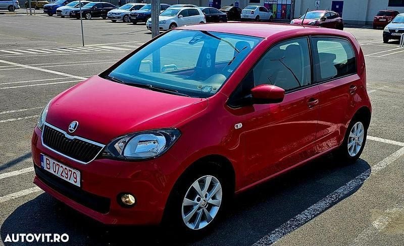 Rosu Utilizat 2014 Skoda Citigo Elegance Hatchback | 5.250 EUR - Imagine 1/4