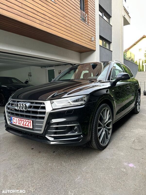Negru Utilizat 2018 Audi Q5 SUV | 30.990 EUR - Imagine 1/4