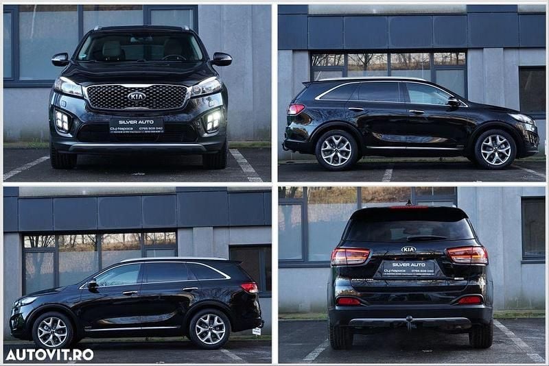Second-hand Kia Sorento Platinum Edition 200 CP (147 kW) 2016 Culoarenegru SUV
