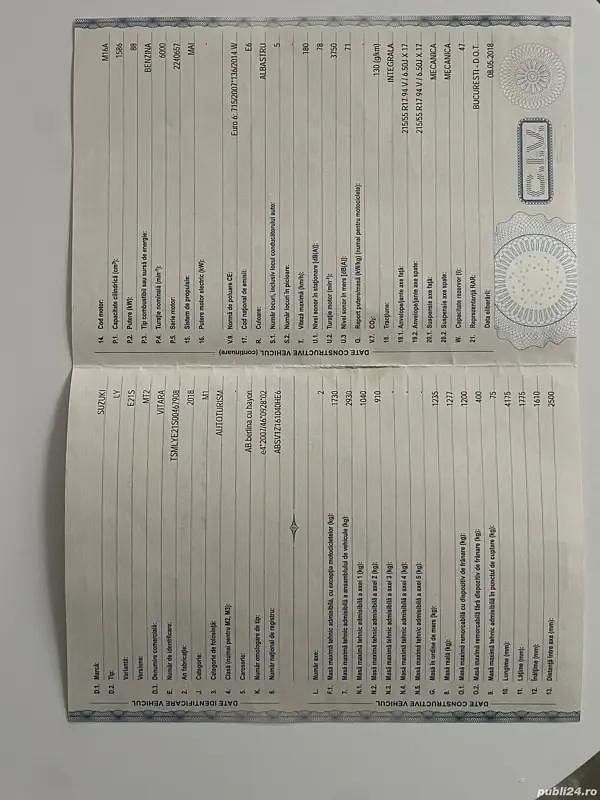 Second-hand Suzuki Vitara 120 CP (88 kW) 2018 SUV