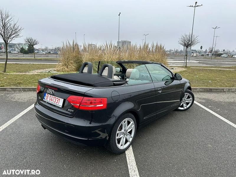 Second-hand Audi A3 Cabriolet Ambition 200 CP (147 kW) 2008 Culoarenegru Cabrio