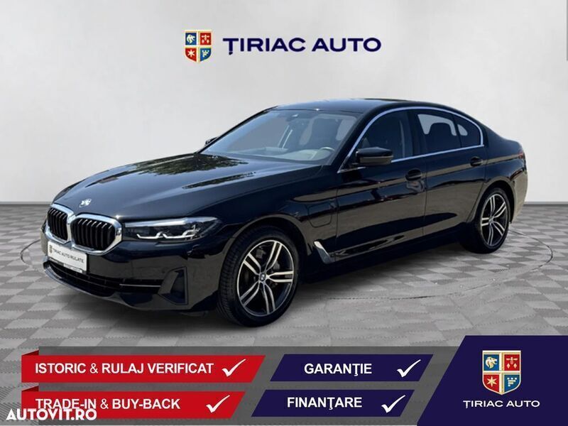 Negru Utilizat 2021 BMW 530e Sport Line Berlinǎ | 30.900 EUR (Super Preț) - Imagine 1/4