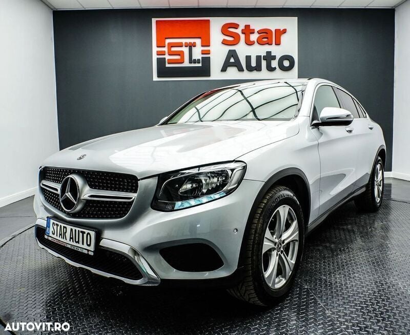 Gri Utilizat 2018 Mercedes GLC220 Coupe | 30.990 EUR (Super Preț) - Imagine 1/4