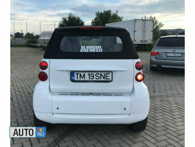 Alb Utilizat 2008 Smart ForTwo Cabrio Cabrio | 6.700 EUR - Imagine 1/4