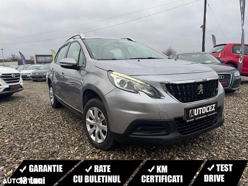 Gri Second-hand 2017 Peugeot 2008 Active SUV | 6.990 EUR (Preț OK) - Imagine 1/4