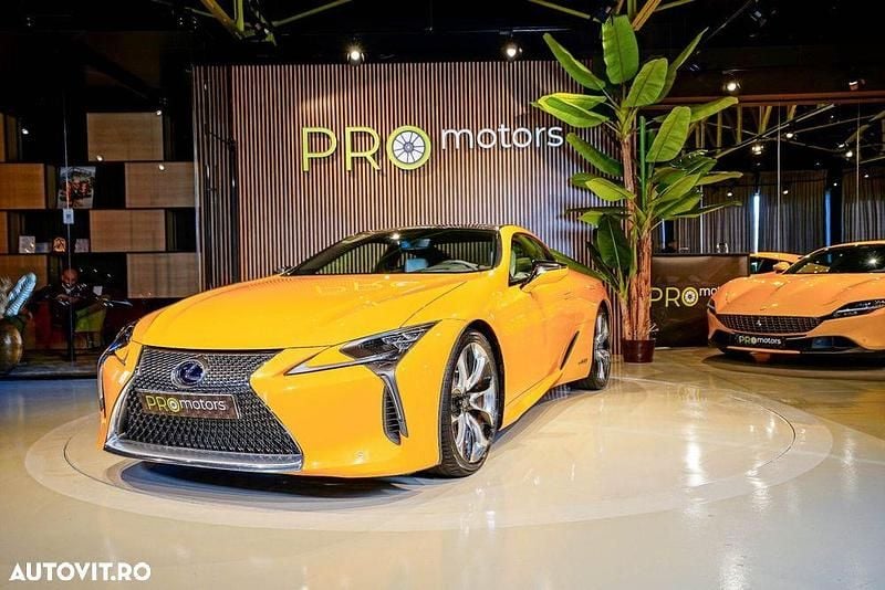 Second-hand Lexus LC 500 299 CP (219 kW) 2019 Culoaregalbeuriu Coupe