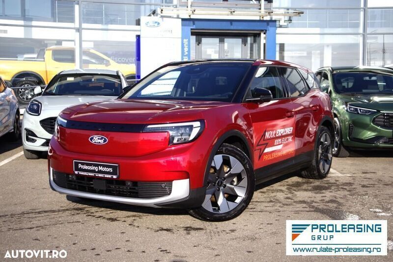 Rosu Utilizat 2024 Ford Explorer SUV | 39.325 EUR (Preț bun) - Imagine 1/4