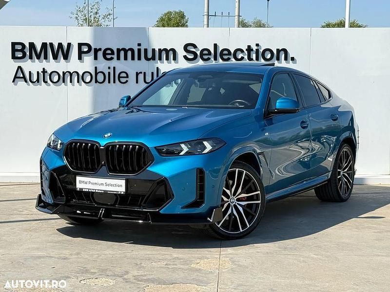 Culoarealbastru Second-hand 2023 BMW X6 Comfort Edition SUV | 77.900 EUR (Puțin scump) - Imagine 1/3