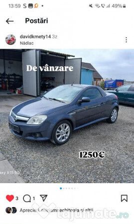 Utilizat 2006 Opel Tigra Cabrio | 1.150 EUR - Imagine 1/4