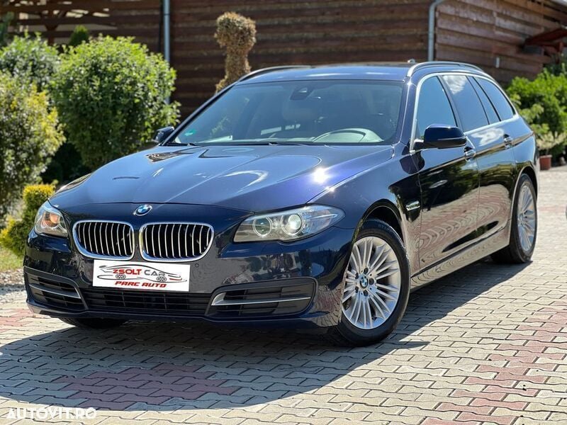 Albastru Utilizat 2014 BMW 525 Break | 9.999 EUR (Super Preț) - Imagine 1/4