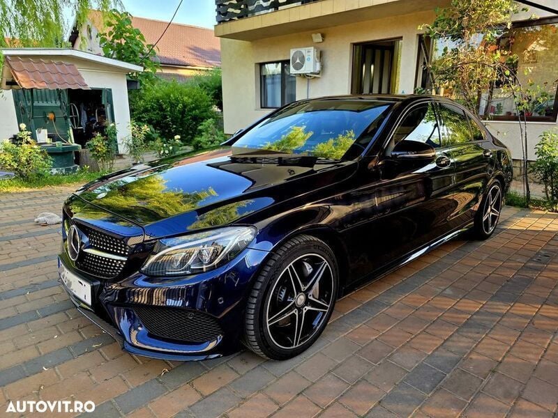 Albastru Utilizat 2016 Mercedes C400 AMG line Berlinǎ | 20.900 EUR - Imagine 1/4