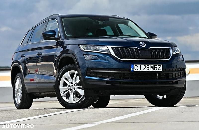Culoarealbastru Utilizat 2019 Skoda Kodiaq Style SUV | 22.650 EUR (Preț OK) - Imagine 1/4