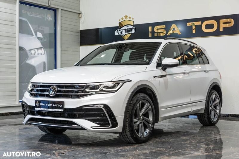 Alb Utilizat 2022 VW Tiguan R-line SUV | 33.999 EUR - Imagine 1/4