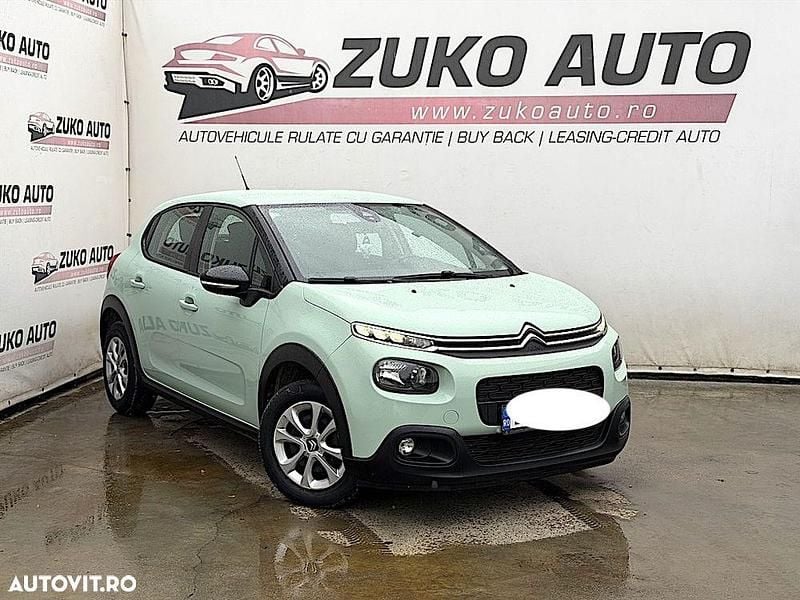 Second-hand Citroën C3 Feel 83 CP (61 kW) 2019 Culoareverde Hatchback