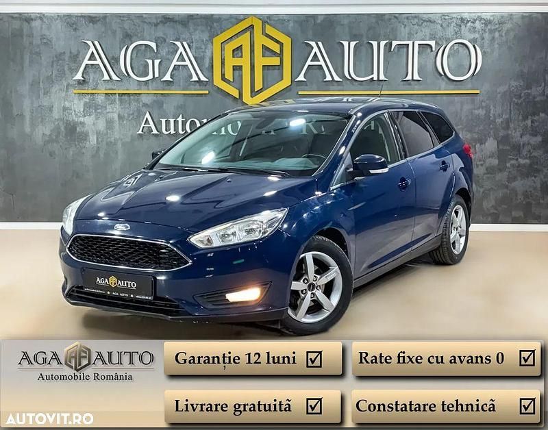 Culoarealbastru Utilizat 2015 Ford Focus Break | 7.499 EUR (Puțin scump) - Imagine 1/4