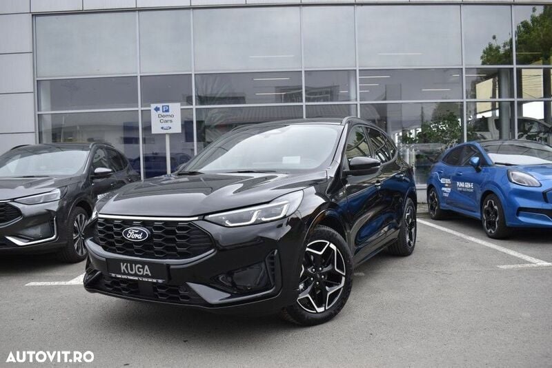 Negru Nouă 2025 Ford Kuga ST-Line SUV | 33.554 EUR - Imagine 1/4