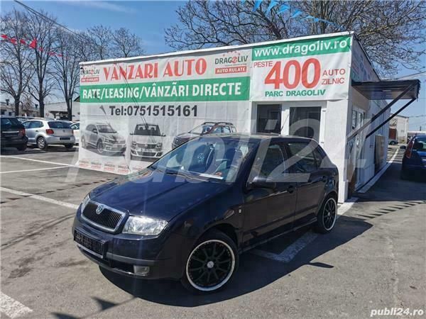 Negru Utilizat 2003 Skoda Fabia Hatchback | 1.999 EUR (Scump) - Imagine 1/4