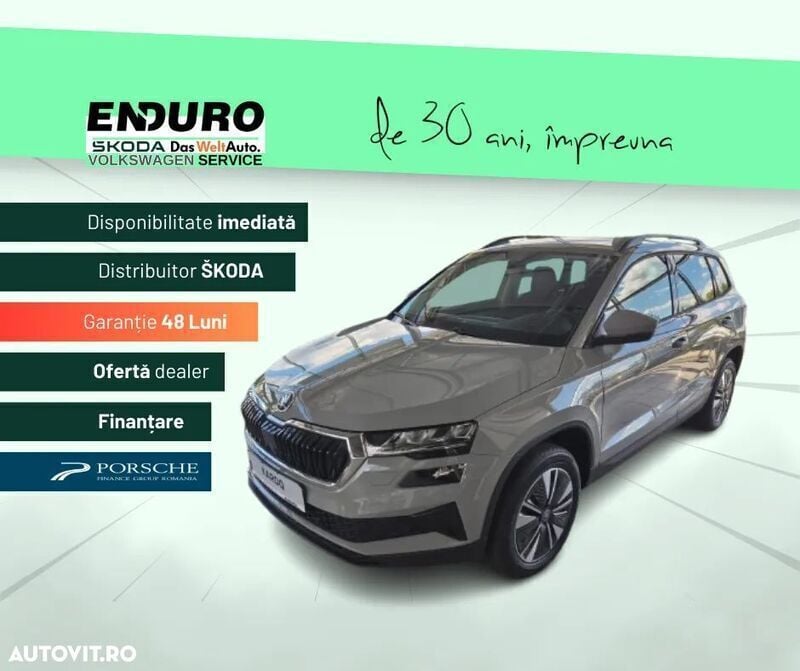 Gri Nouă 2025 Skoda Karoq Selection SUV | 32.987 EUR (Preț OK) - Imagine 1/4