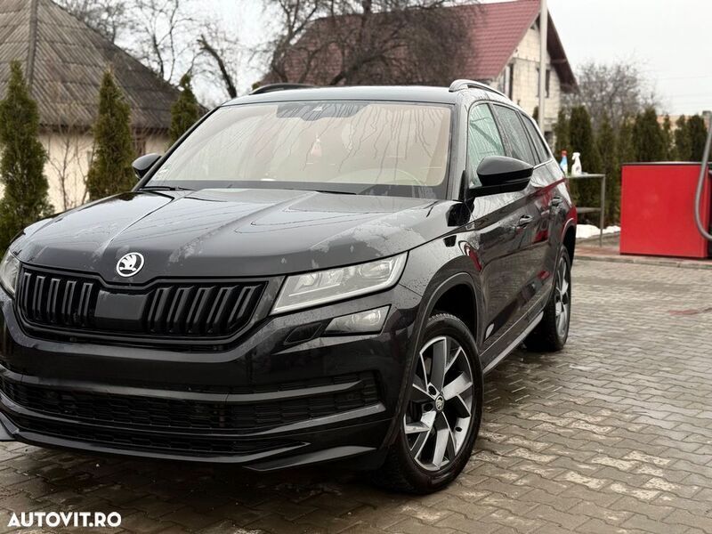 Negru Utilizat 2019 Skoda Kodiaq SportLine SUV | 18.750 EUR (Preț OK) - Imagine 1/4