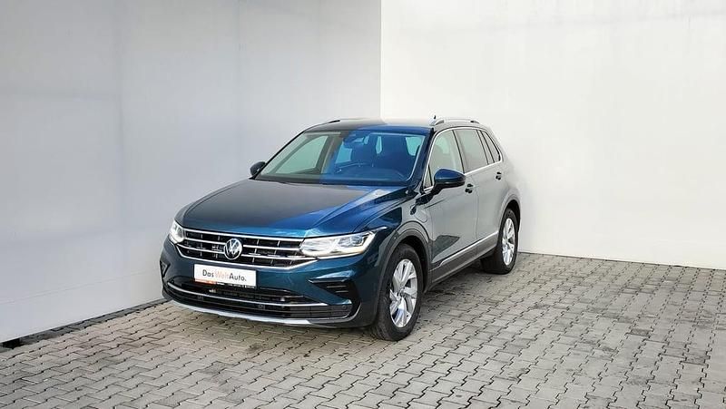 Albastru mediu normal Utilizat 2021 VW Tiguan Elegance SUV | 31.750 EUR - Imagine 1/4