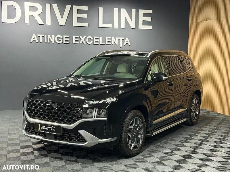 Culoarenegru Utilizat 2022 Hyundai Santa Fe Signature SUV | 35.937 EUR (Preț OK) - Imagine 1/4