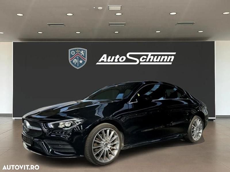 Negru Utilizat 2020 Mercedes CLA250e AMG line Berlinǎ | 33.868 EUR (Preț OK) - Imagine 1/4