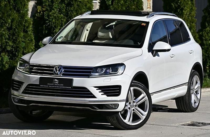 Culoarealb Utilizat 2016 VW Touareg Exclusive SUV | 19.900 EUR (Puțin scump) - Imagine 1/4