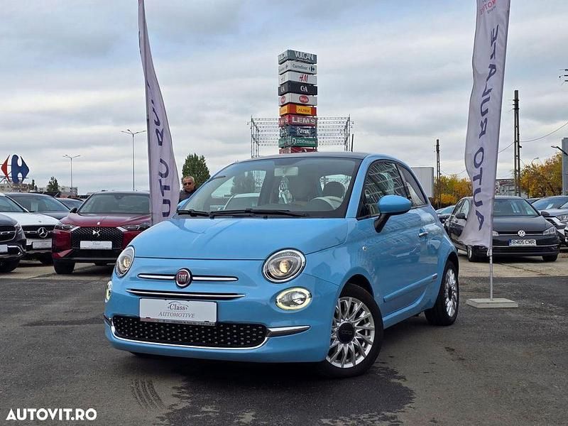 Culoarealbastru Utilizat 2017 Fiat 500 Hatchback | 11.990 EUR (Scump) - Imagine 1/4