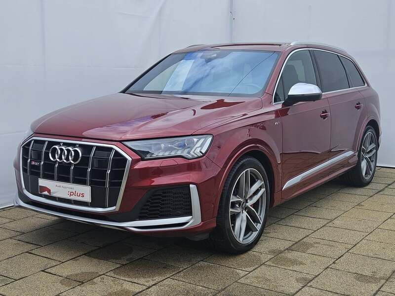 Rosu mediu normal Utilizat 2020 Audi SQ7 SUV | 49.623 EUR - Imagine 1/4
