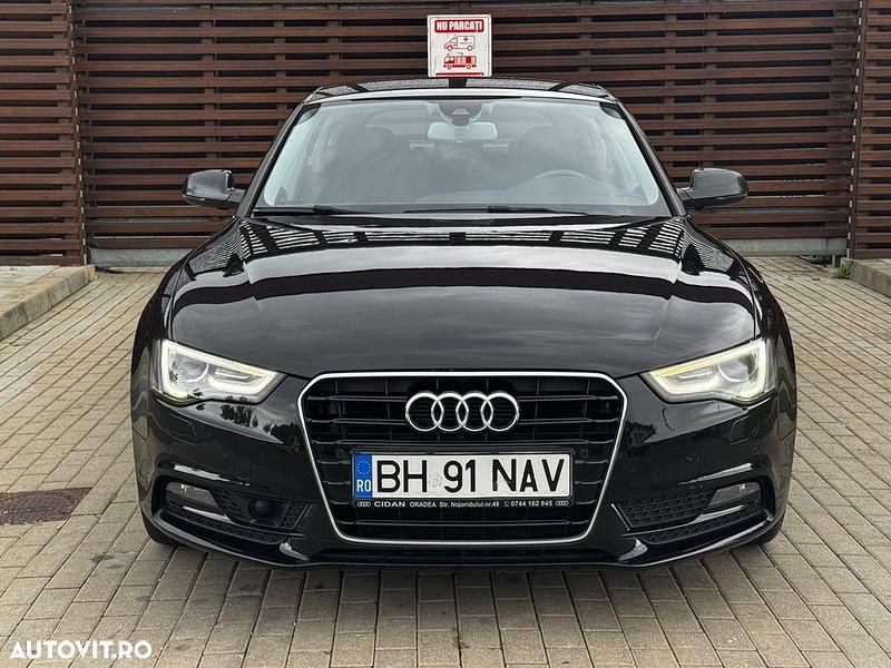 Negru Utilizat 2015 Audi A5 Sportback Design Berlinǎ | 11.990 EUR (Super Preț) - Imagine 1/4