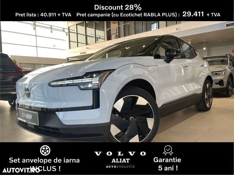 Albastru Utilizat 2024 Volvo EX30 Plus SUV | 34.999 EUR - Imagine 1/4