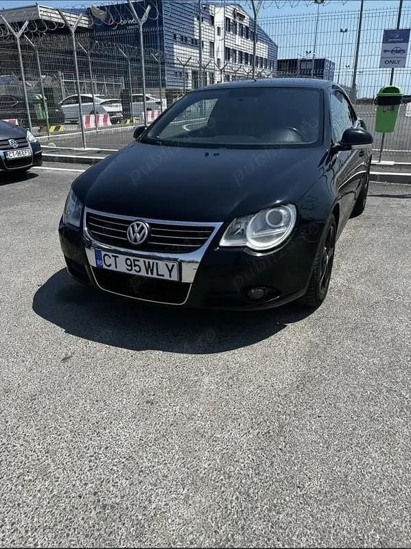 Negru Second-hand 2009 VW Eos Cabrio | 3.800 EUR (Preț OK) - Imagine 1/4