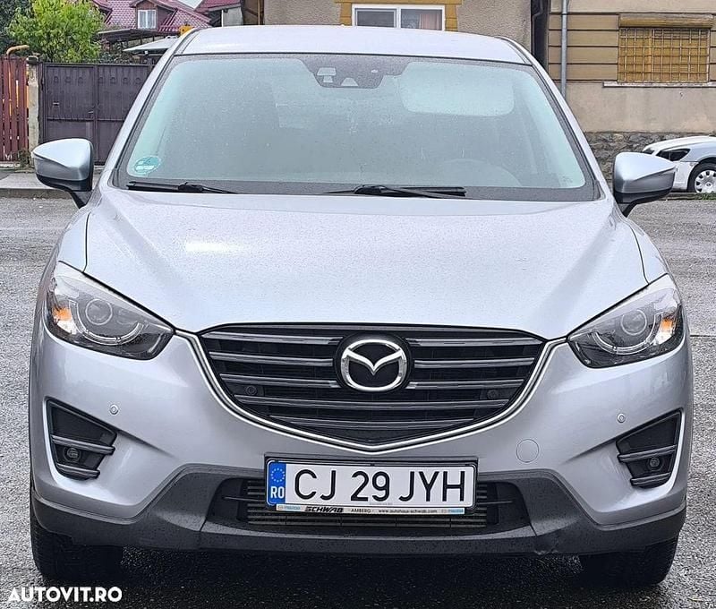 Gri Utilizat 2016 Mazda CX-5 Sports-Line SUV | 9.950 EUR (Preț bun) - Imagine 1/4