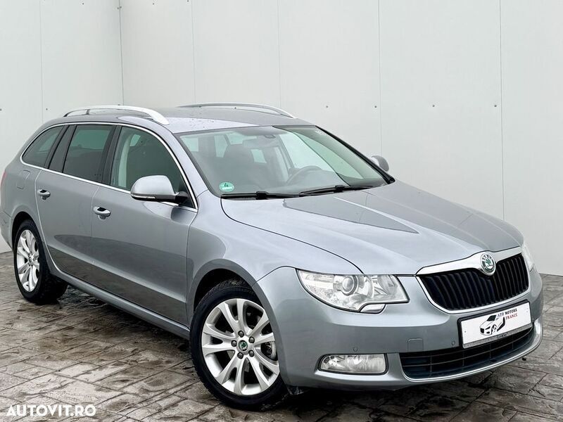 Gri Utilizat 2011 Skoda Superb Exclusive Break | 6.990 EUR (Preț OK) - Imagine 1/4