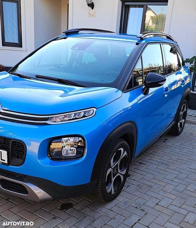 Culoarealbastru Utilizat 2019 Citroën C3 Aircross PureTech SUV | 10.600 EUR - Imagine 1/4