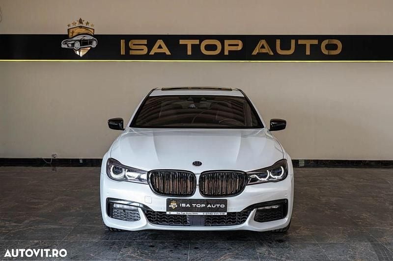 Second-hand BMW 750L Shadowline 400 CP (294 kW) 2016 Culoarealb Berlinǎ