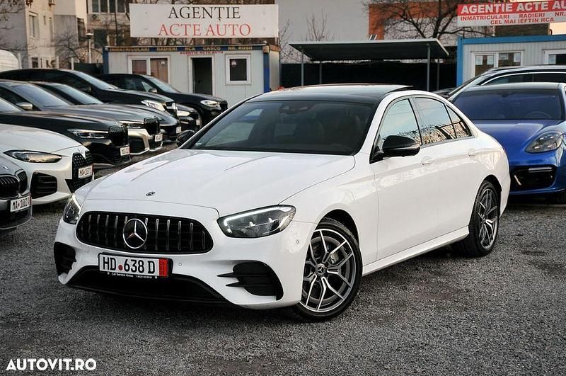 Alb Utilizat 2021 Mercedes E400 AMG line Berlinǎ | 37.800 EUR (Preț bun) - Imagine 1/4