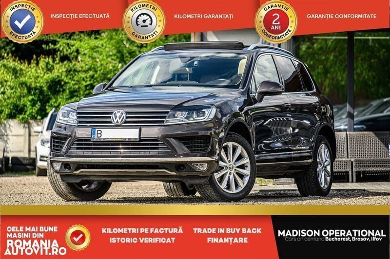 Maro Utilizat 2016 VW Touareg SUV | 23.989 EUR (Preț OK) - Imagine 1/4