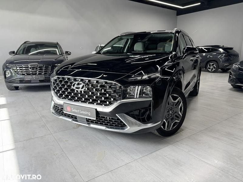 Culoarenegru Utilizat 2021 Hyundai Santa Fe Signature SUV | 34.860 EUR (Puțin scump) - Imagine 1/4